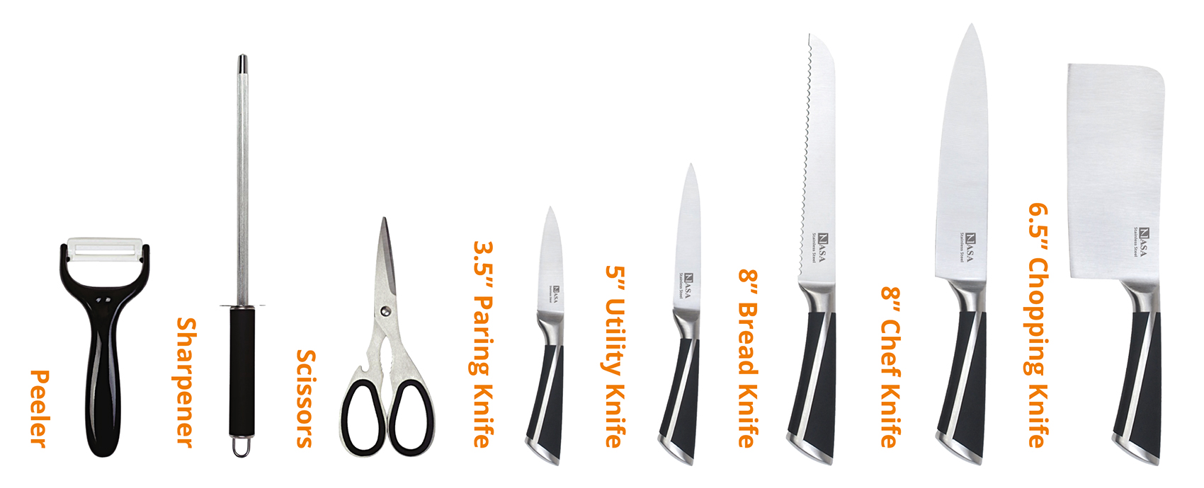 سرویس چاقوی آشپزخانه ناسا الکتریک NS-705