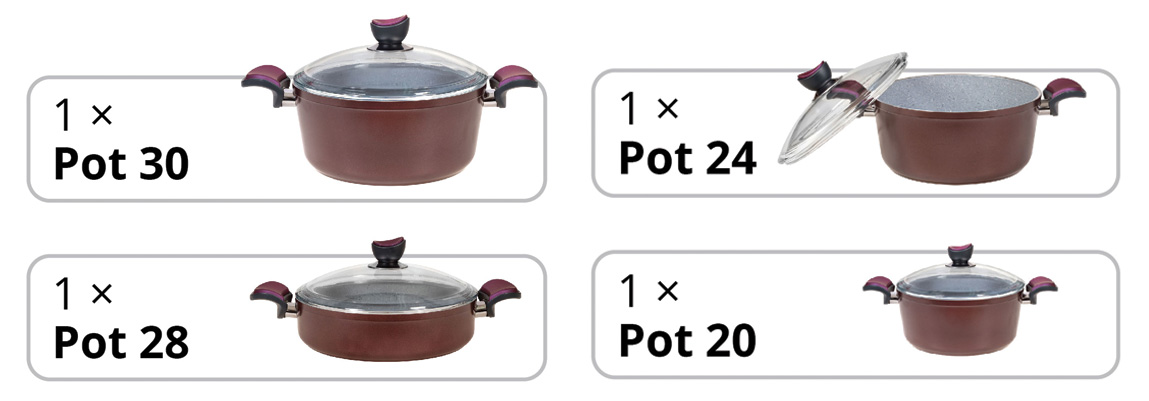 سرویس قابلمه گرانیتی NS-6046